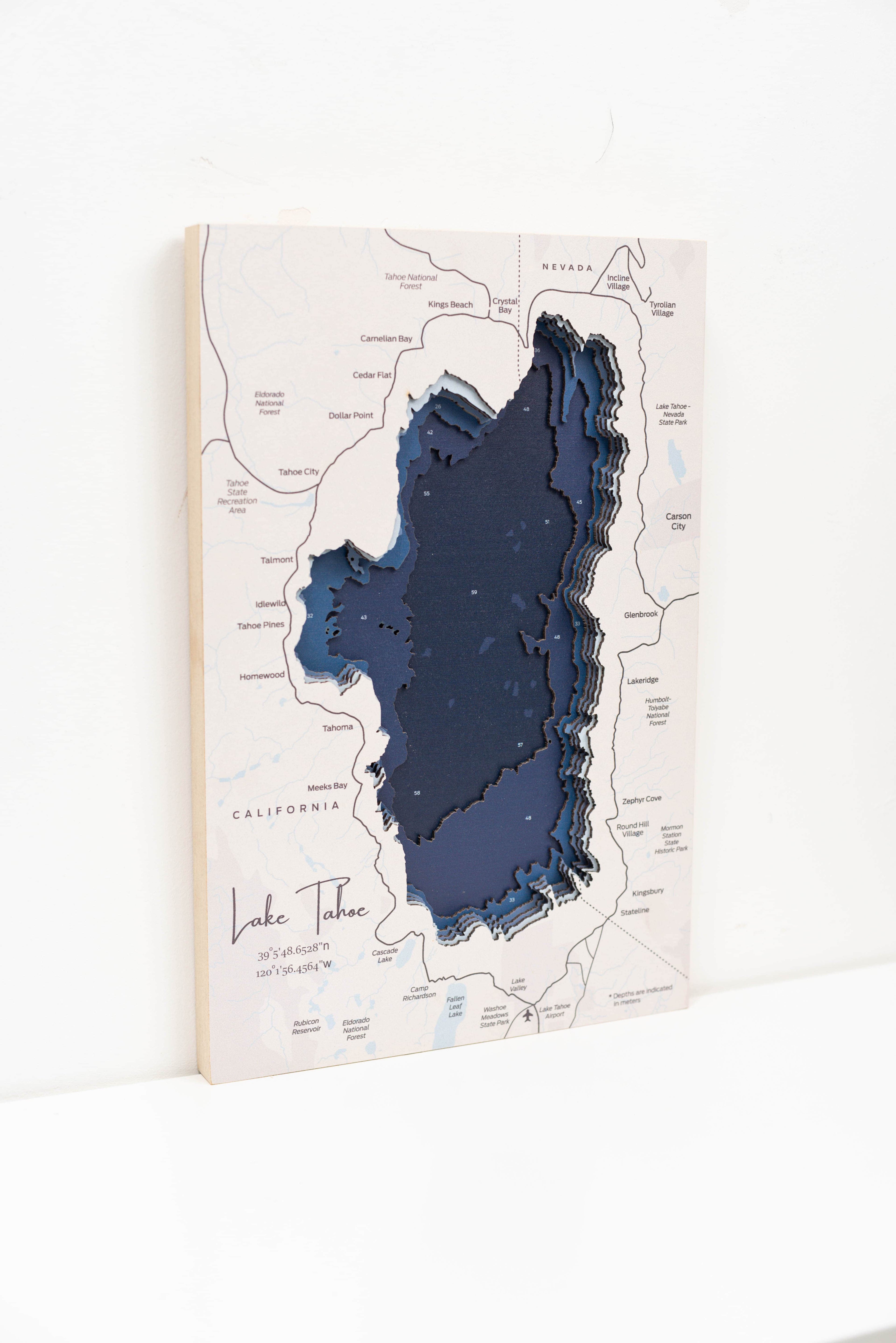 Lake Tahoe Wooden Wall Art