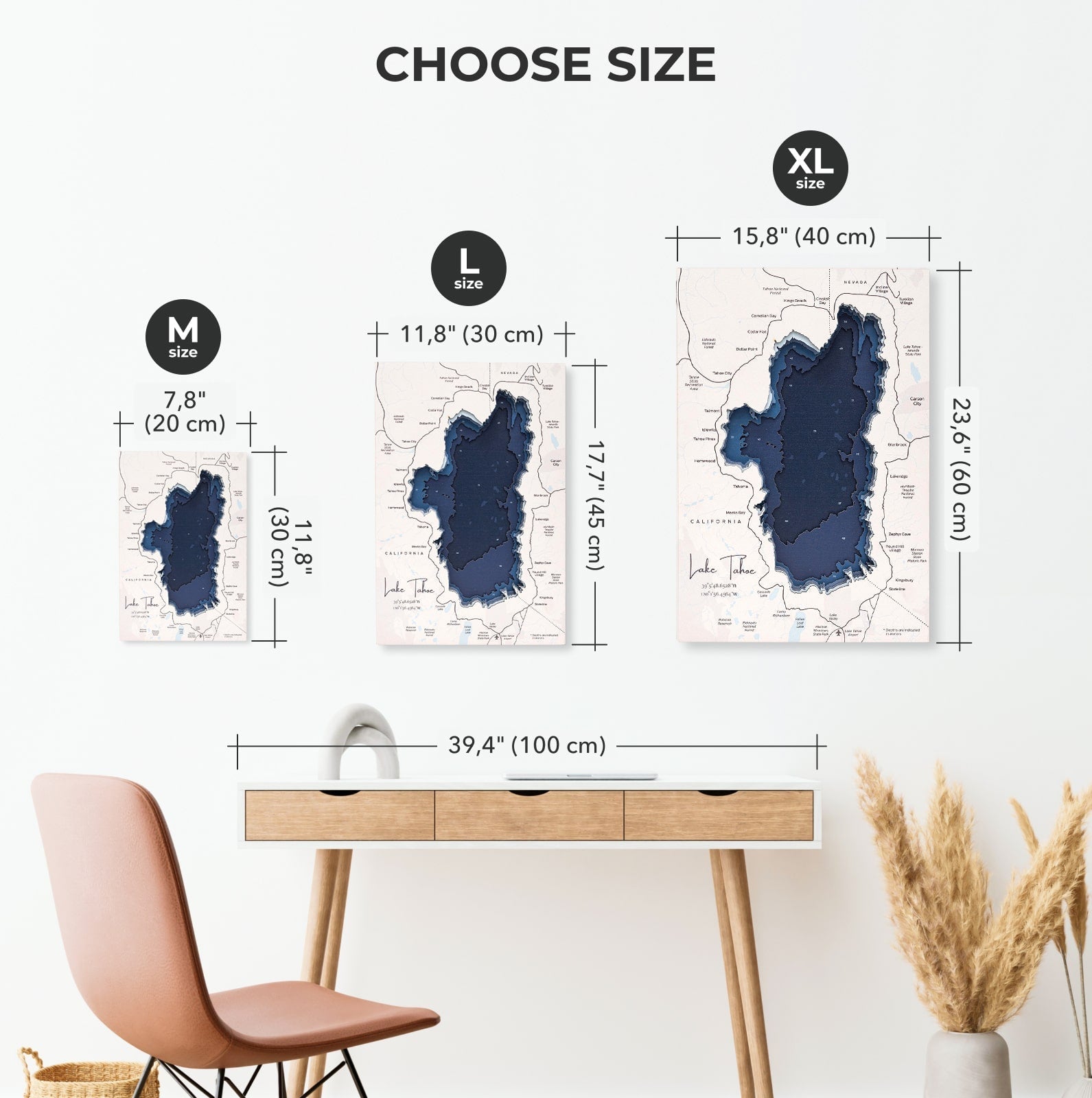 Lake Tahoe Wooden Wall Art