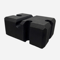 Solid black Big Blok bench press trainer for home gym strength training