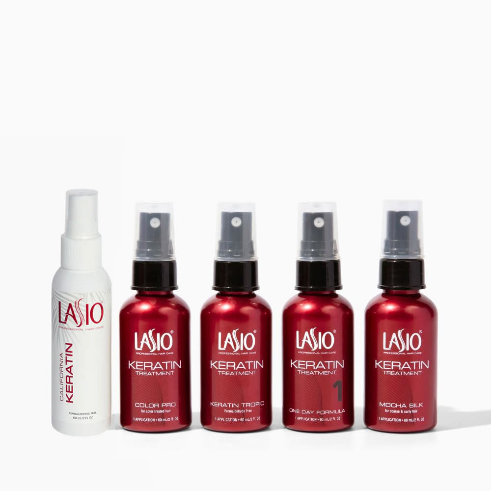 Lasio professional keratin smoothing treatment trial size bottles