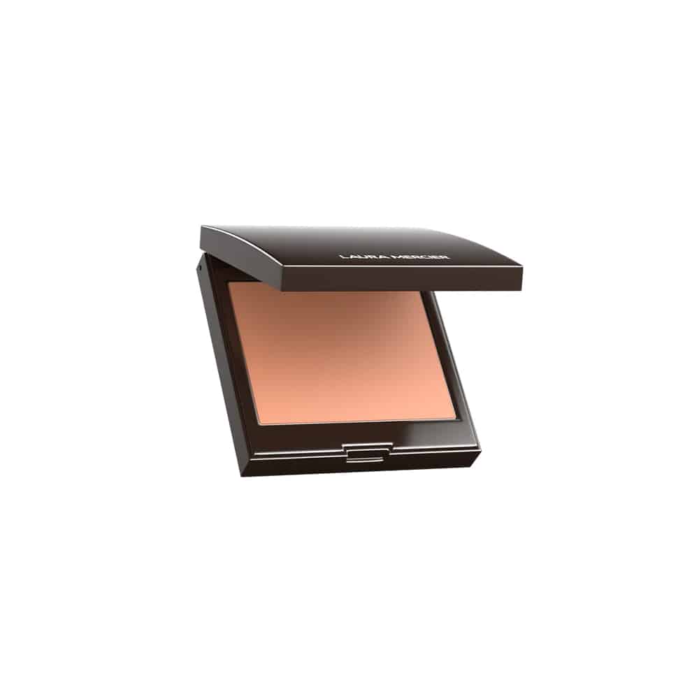 Laura Mercier Blush Color Infusion compact showcasing silky, buildable powder formula for a natural flush.