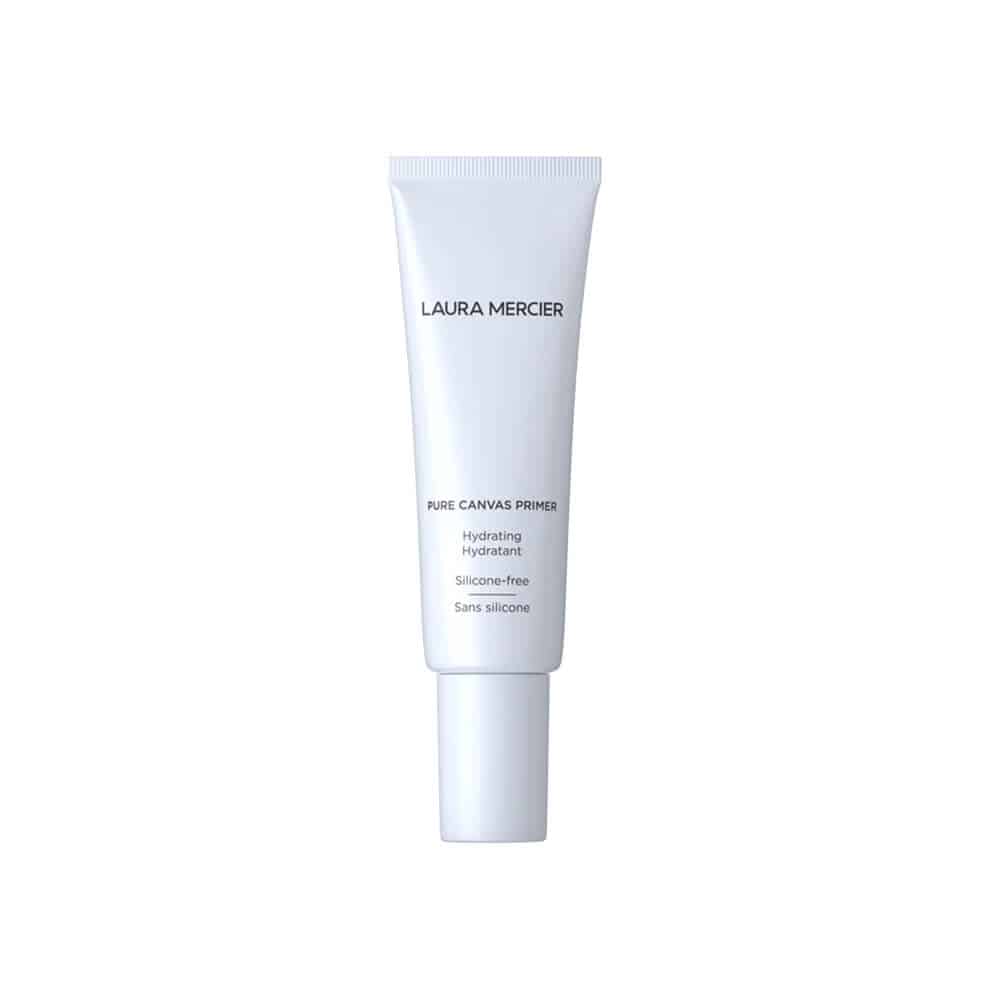 Laura Mercier Pure Canvas Primer Hydrating in white packaging.