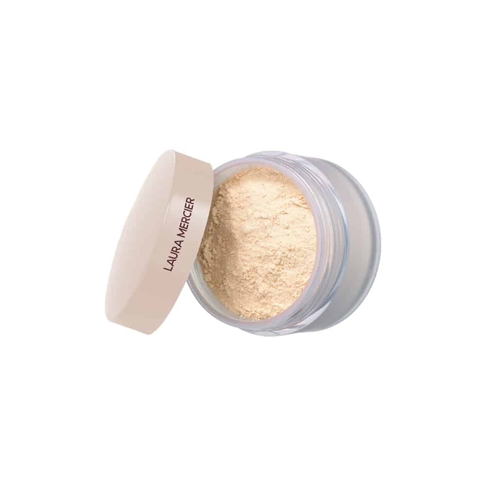 Laura Mercier Translucent Loose Setting Powder Ultra Blur in a minimalist professional jar