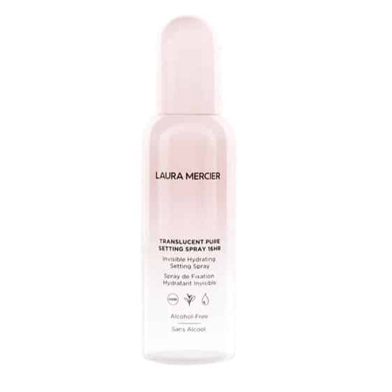 Laura Mercier Translucent Pure 16HR Setting Spray in a sleek bottle