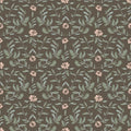 Laurie Botanical Removable Wallpaper in Green, Cream and Taupe