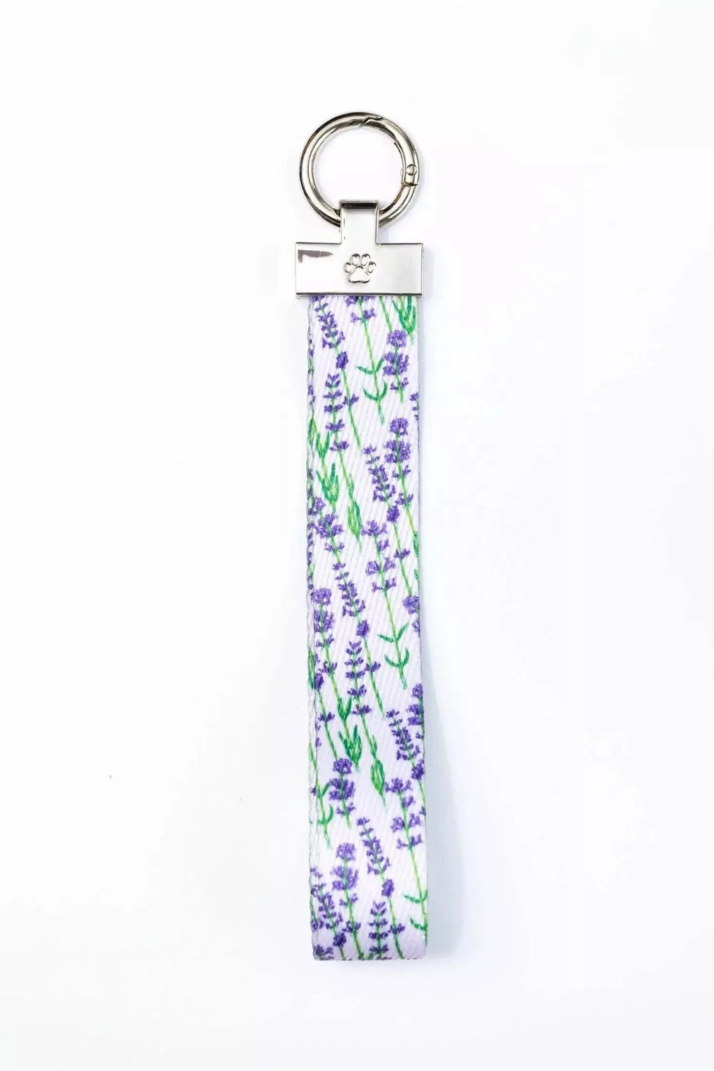 Lavender Blooms Wristlet Keychain