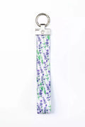 Lavender Blooms Wristlet Keychain