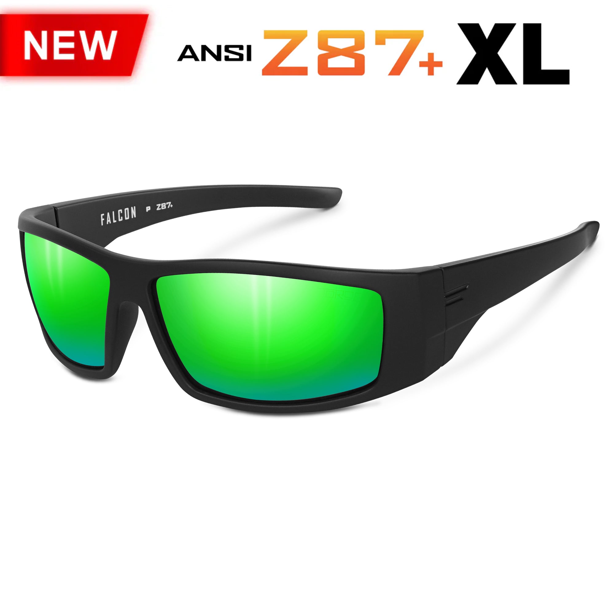 ANSI Z87+ Safety Rated Polarized Wraparound Sunglasses