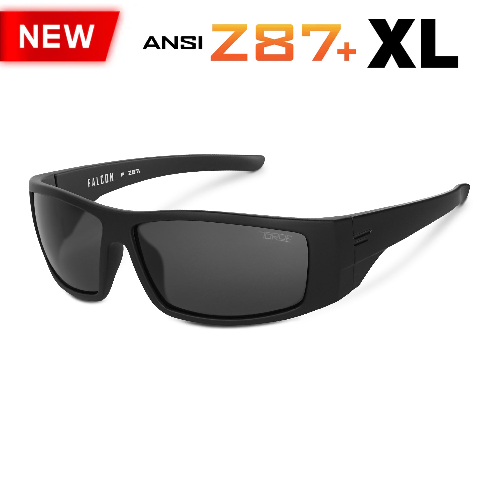 ANSI Z87+ Safety Rated Polarized Wraparound Sunglasses