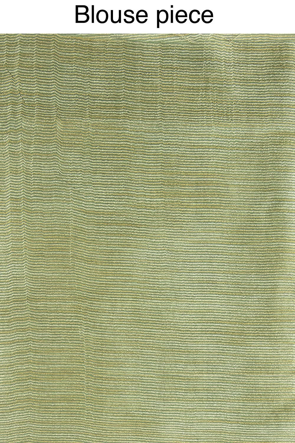 Olive Green Bhagalpuri Saree with Unstitched Blouse Piece