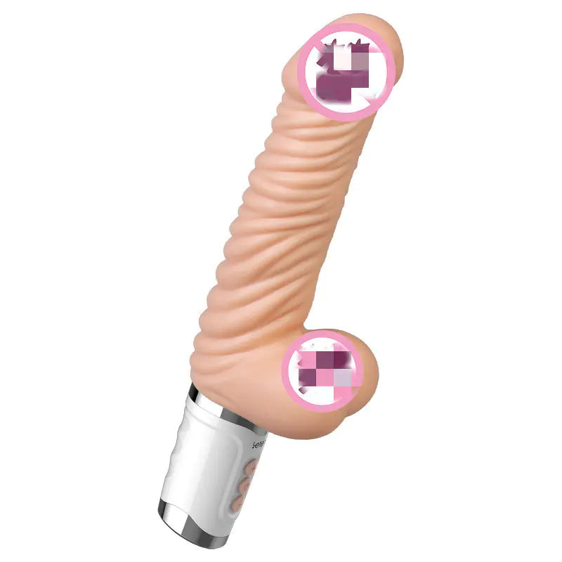 Leten Heating Real Skin Dildos for Women