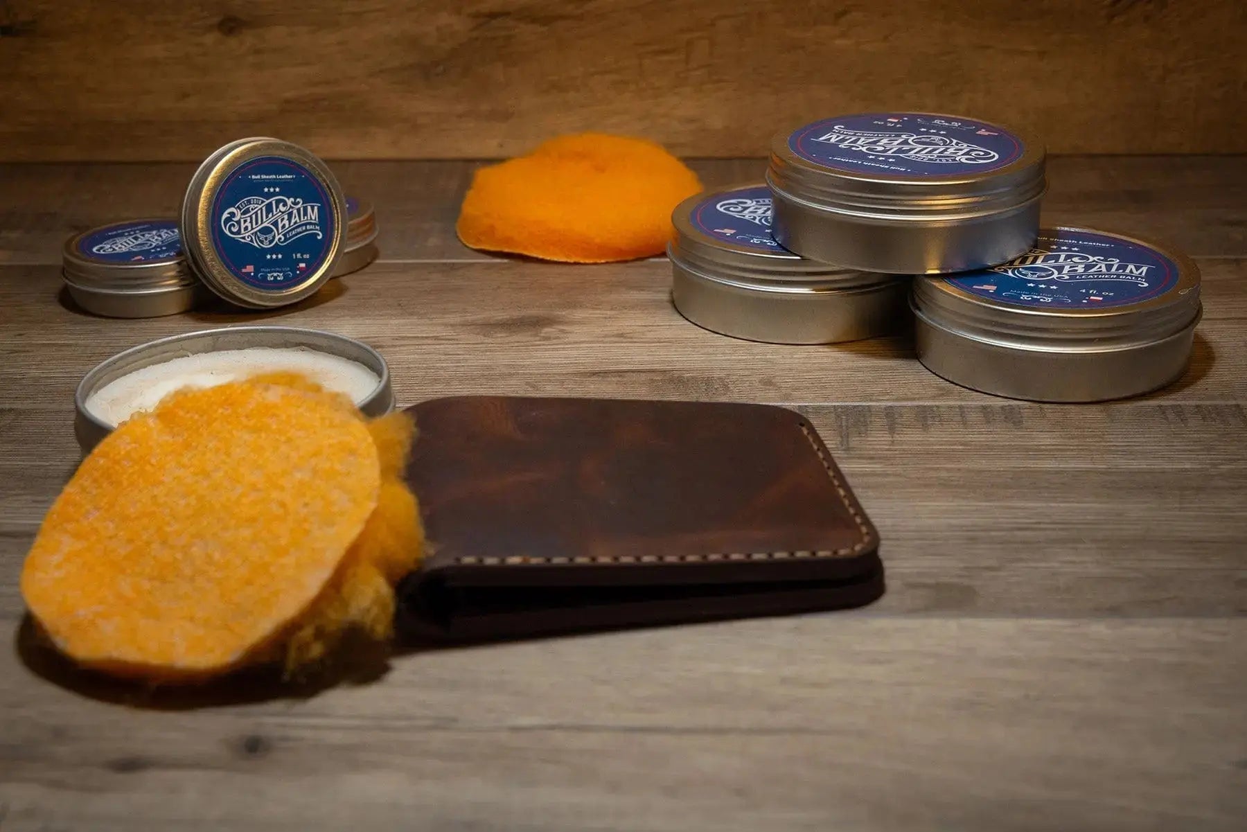 Leather Balm - "Bull Balm" Leather Conditioner - 4oz or 1 oz sizes