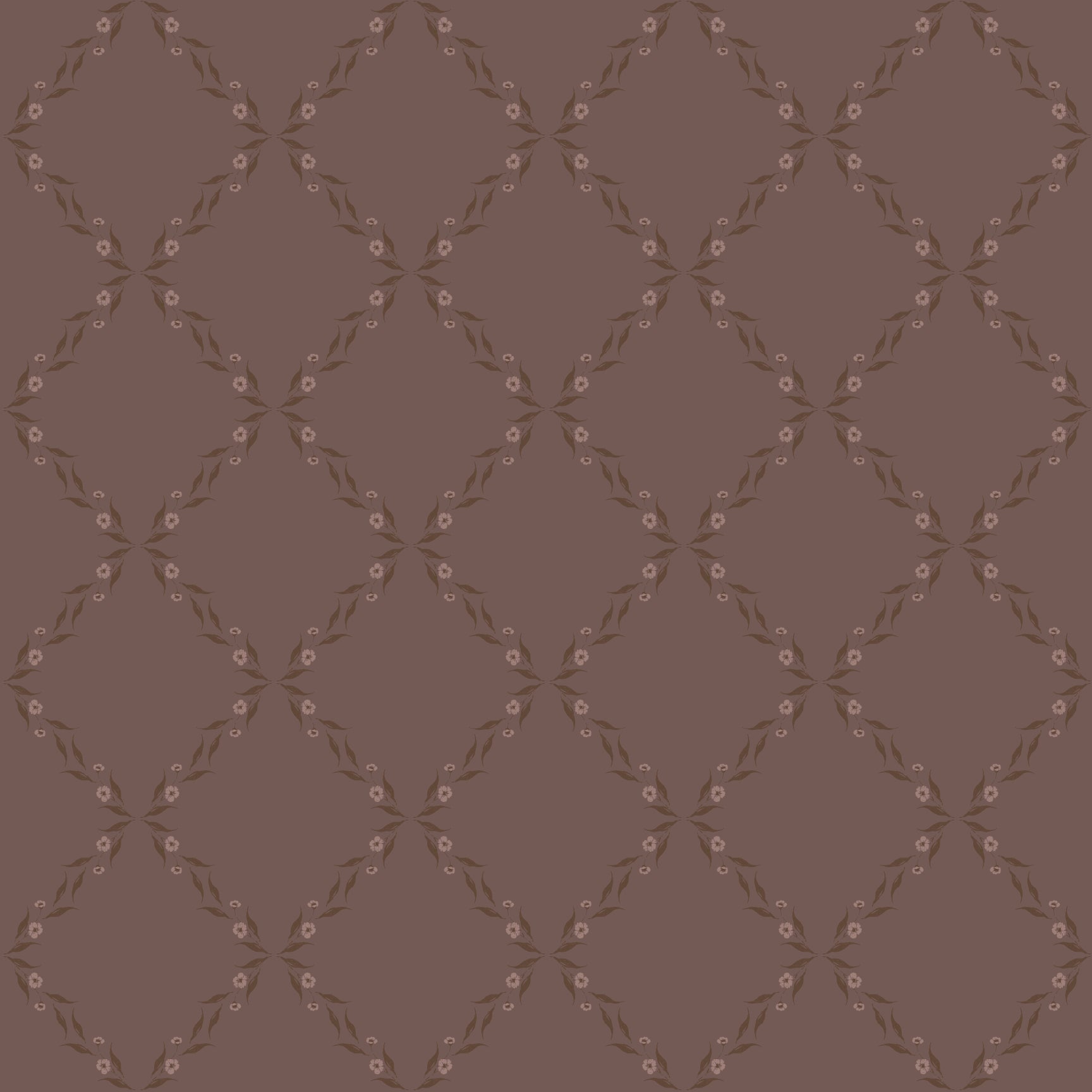 Leela Geometric Wallpaper in Beige and Brown Traditional