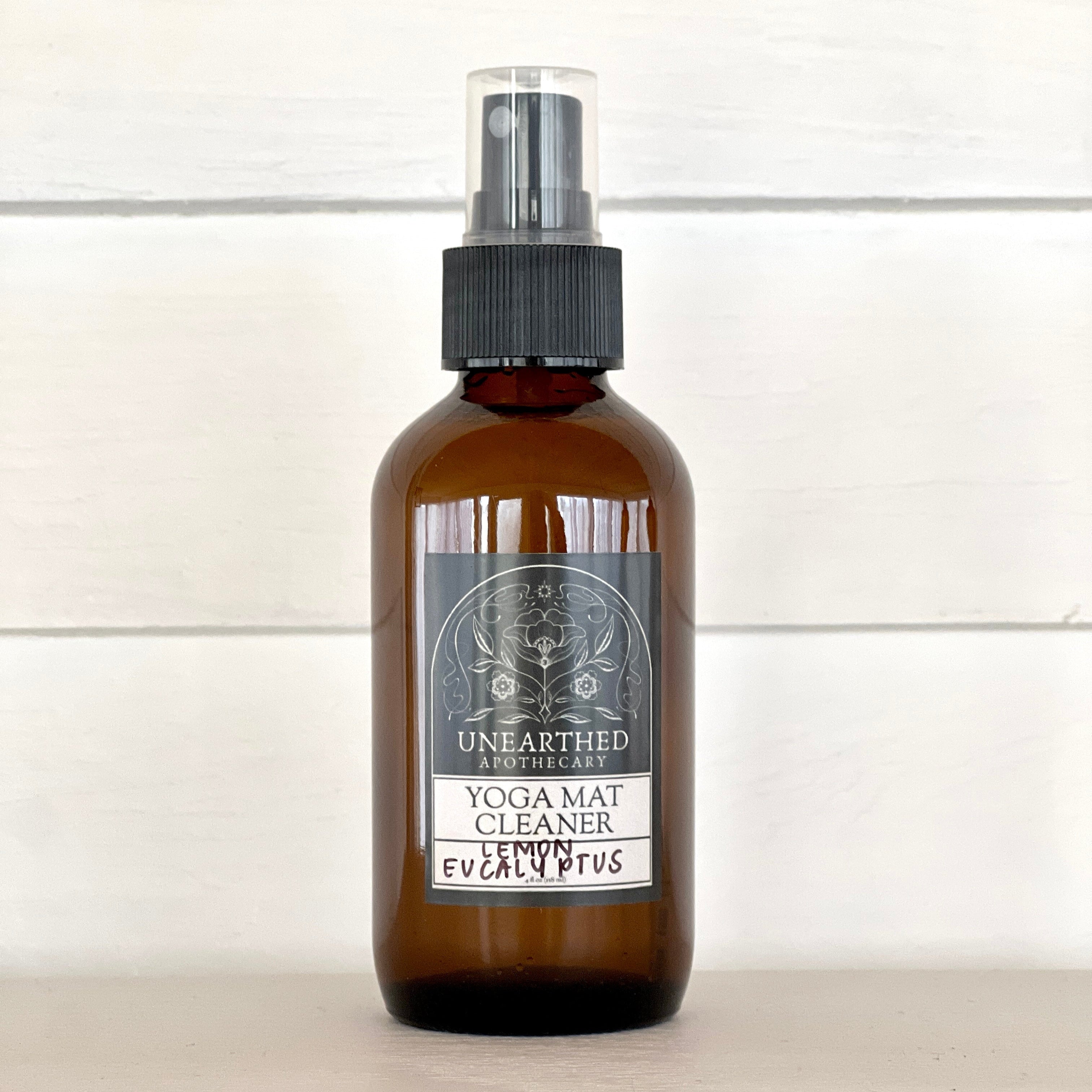 Natural Yoga Mat Cleaning Spray 4oz Lavender Lemon Tea Tree - Image 3