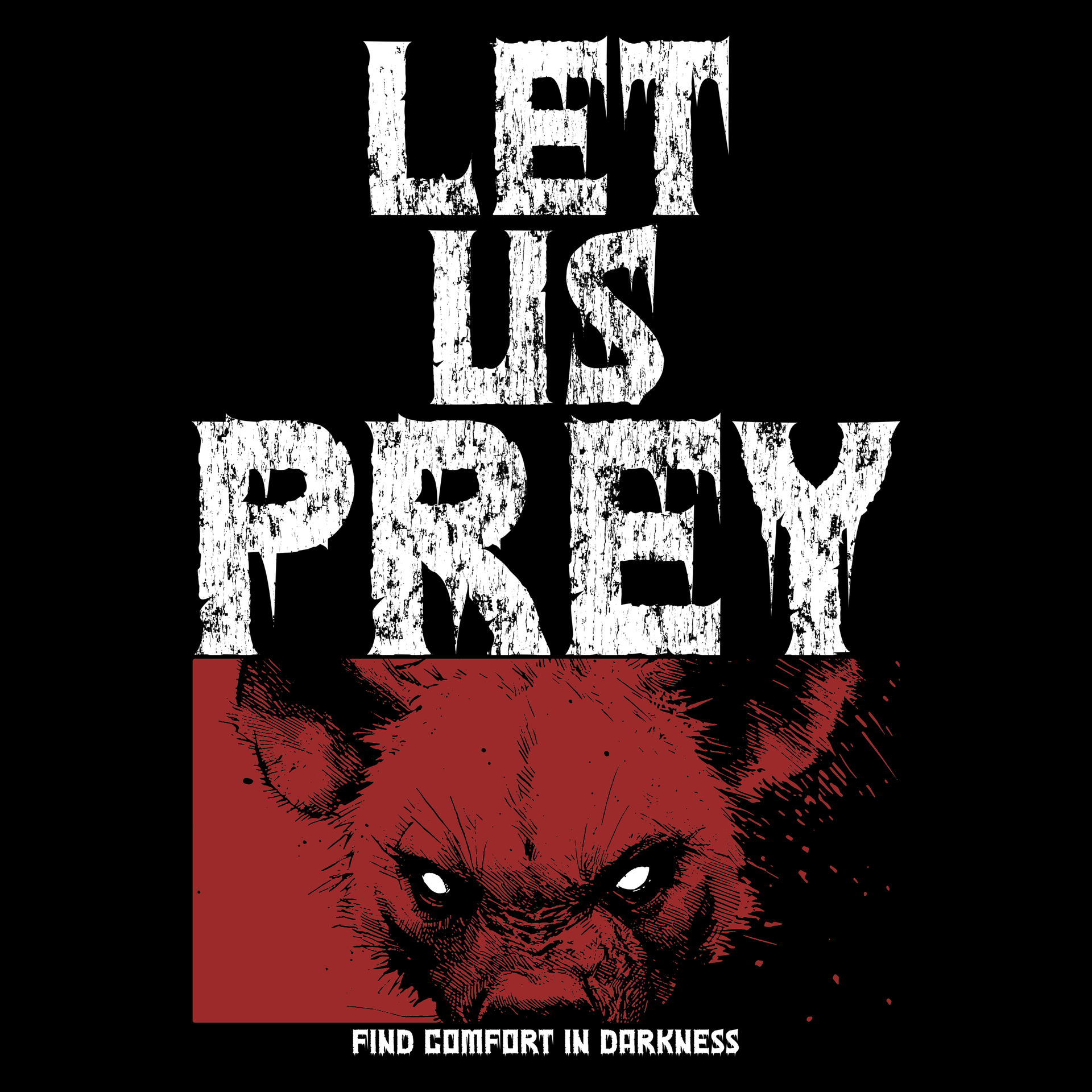Prey Graphic Long Sleeve T-Shirt in Black - Image 6