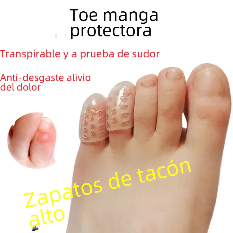 Breathable Silicone Toe Protectors for Foot Defense