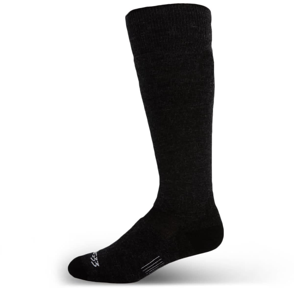 Over the Calf Merino Wool Hiking Socks for Cold Weather