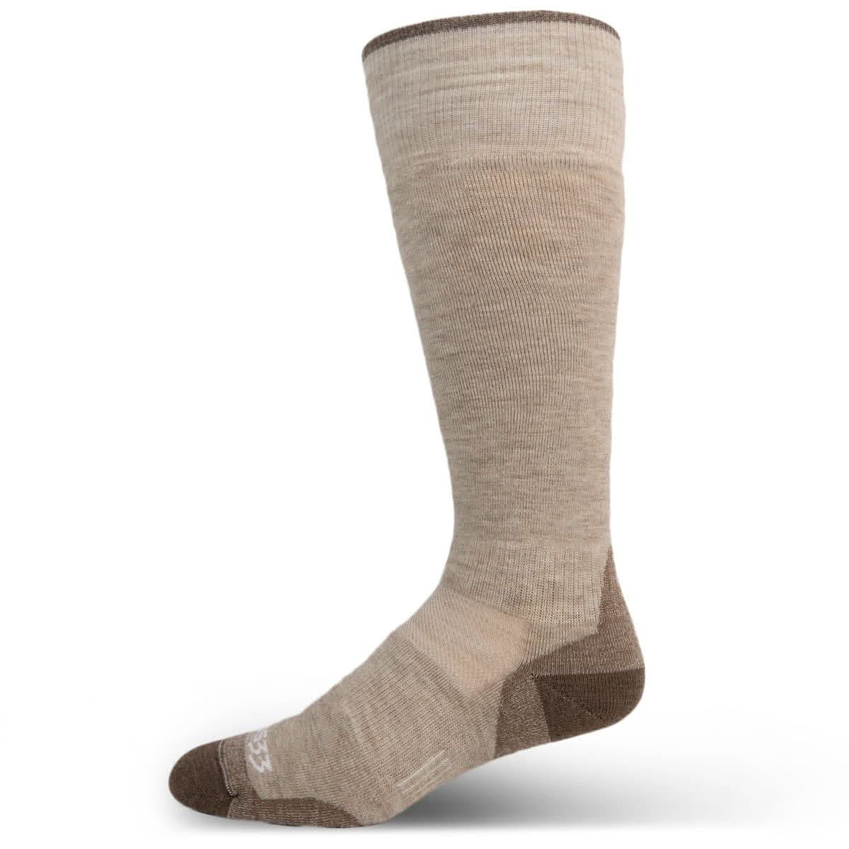 Over the Calf Merino Wool Hiking Socks for Cold Weather