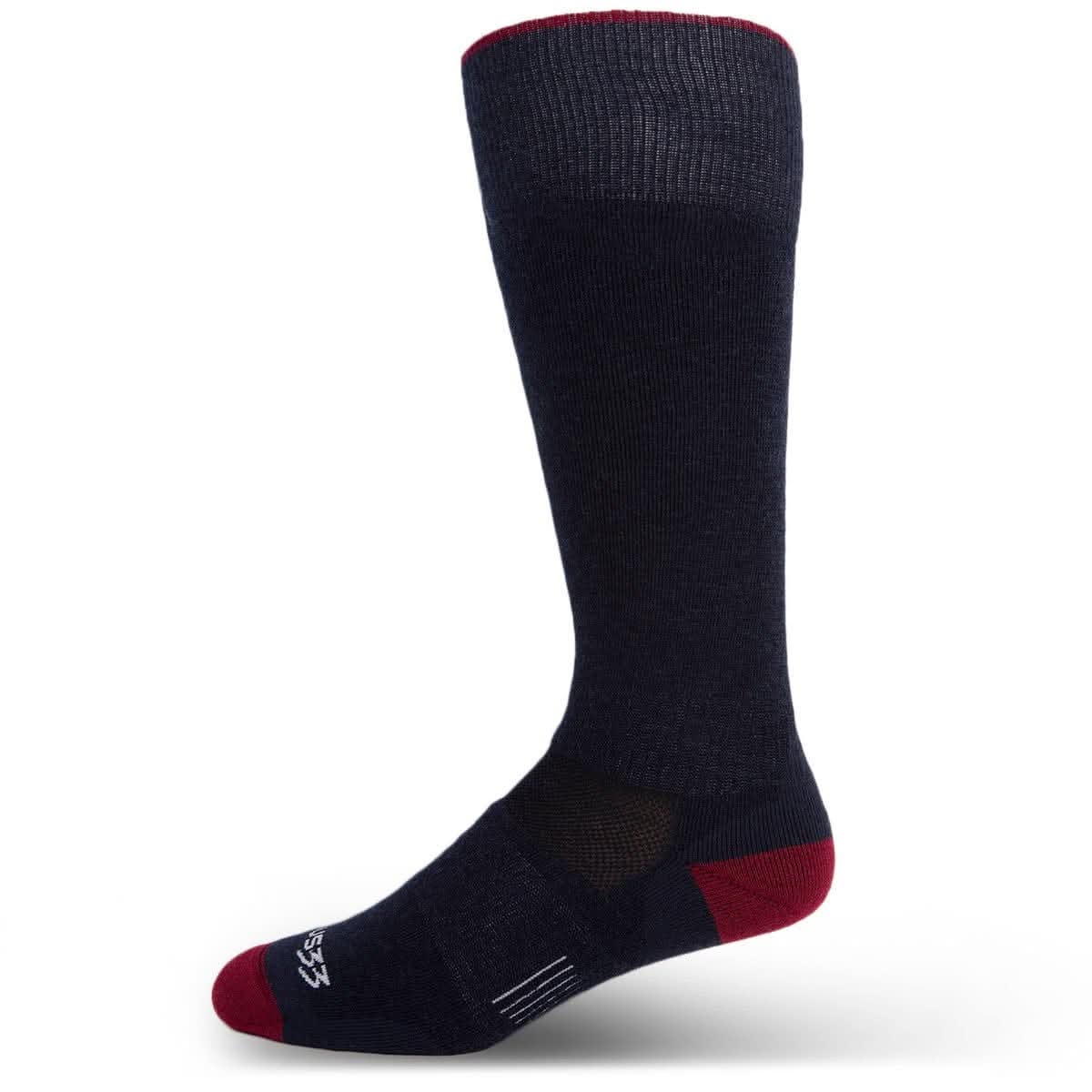 Over the Calf Merino Wool Hiking Socks for Cold Weather