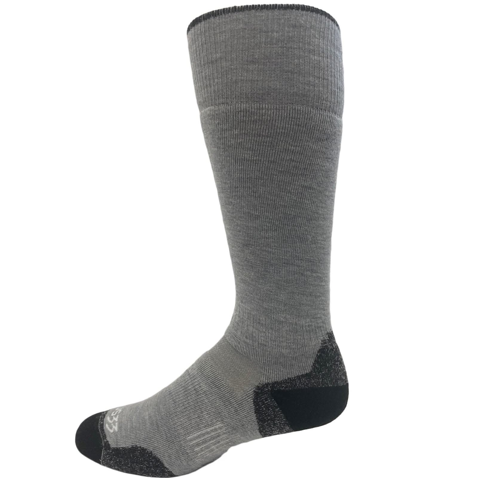 Over the Calf Merino Wool Hiking Socks for Cold Weather
