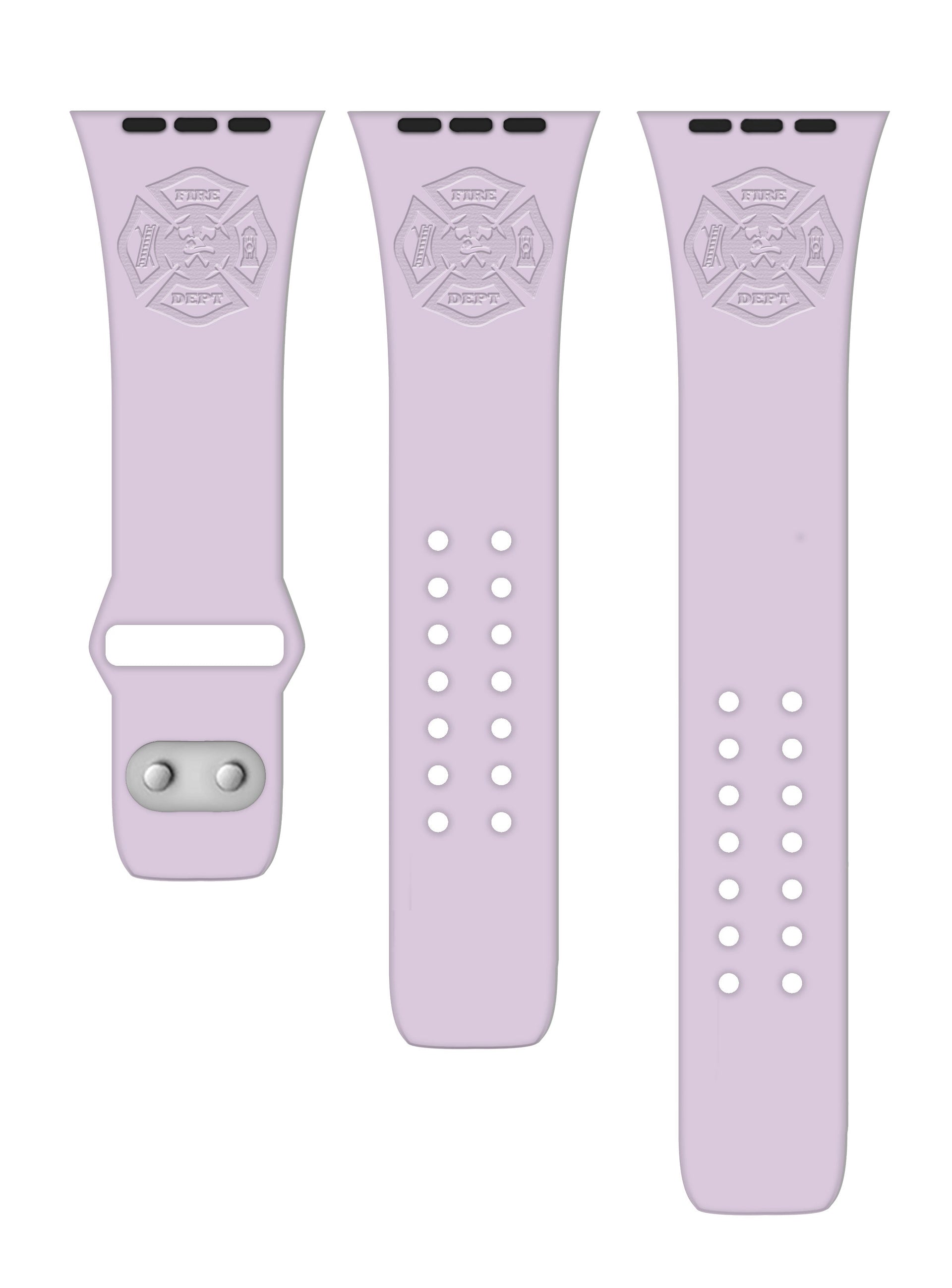 Firefighter First Responder Engraved  Apple Watch Band
