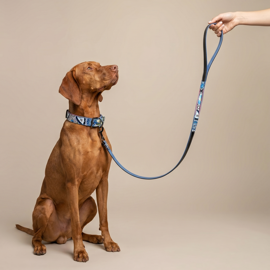 The Blossom Leather Dog Collar