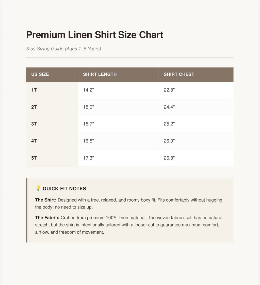 Toddler Organic Cotton Linen Button-Up Shirt