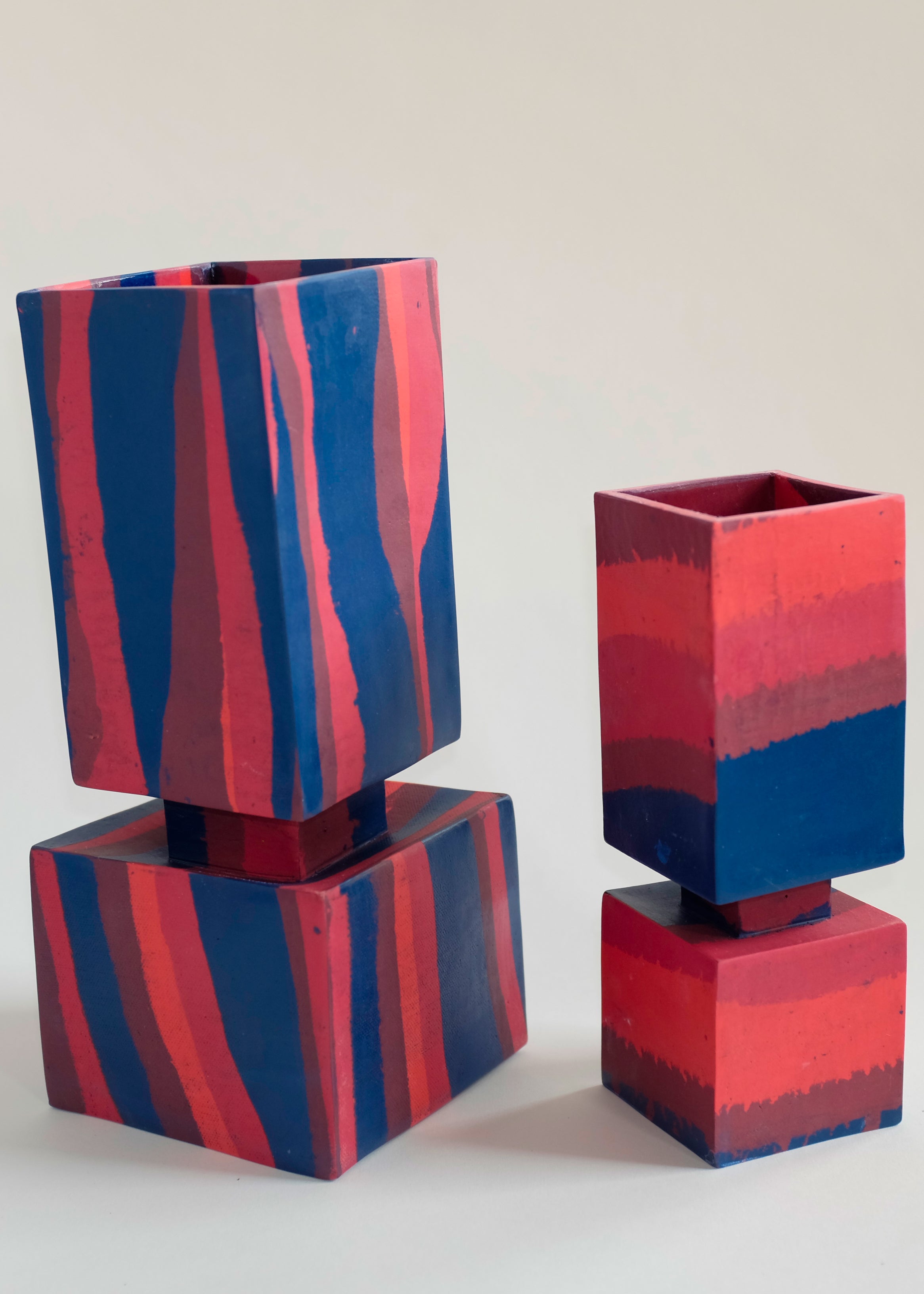 Squared Vase Short