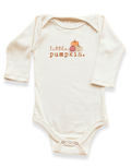Little Pumpkin Stack Organic Bodysuit Long Sleeve