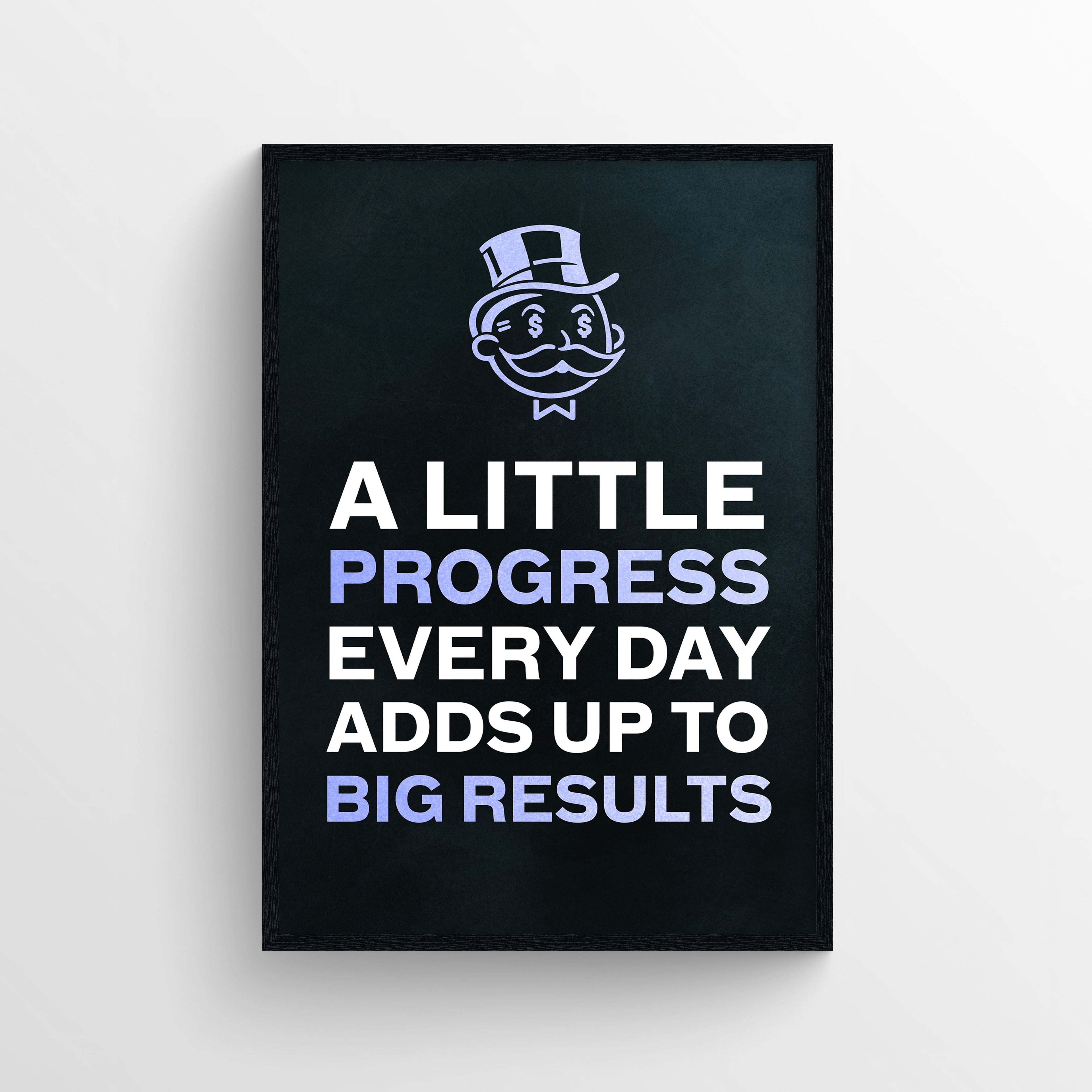 Little Progress Big Results Poster