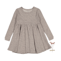 The Printed Long Sleeve Dress -  Vine
