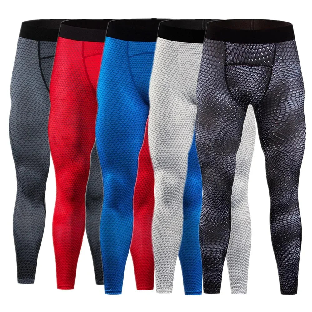Men's Compression Running Tights: New Fitness Gym Leggings