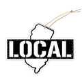 Local Stamp Air Freshener in heat-sealed packaging with a refreshing vanilla scent.