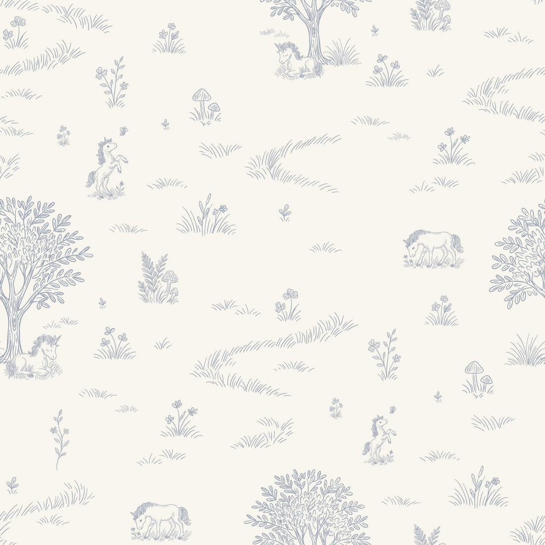 Locke Floral Removable Wallpaper by The Feral Flower