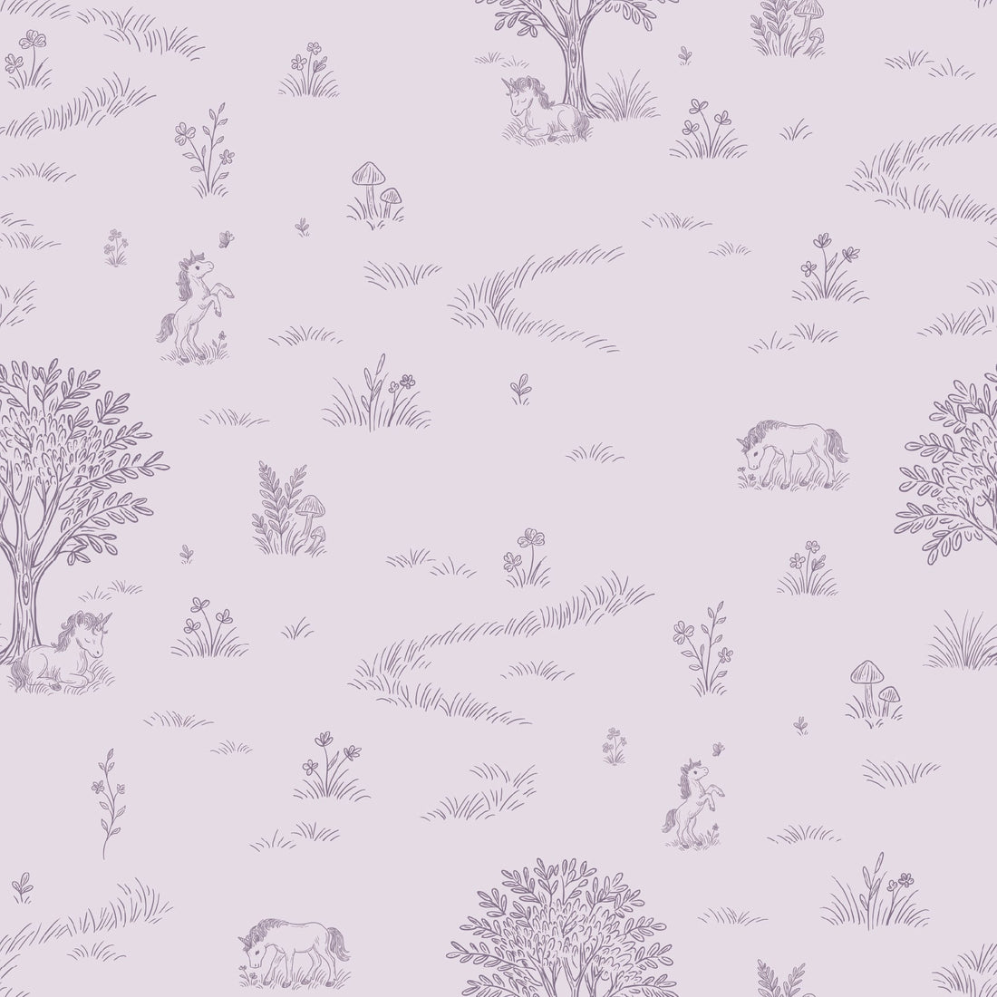 Locke Floral Removable Wallpaper by The Feral Flower