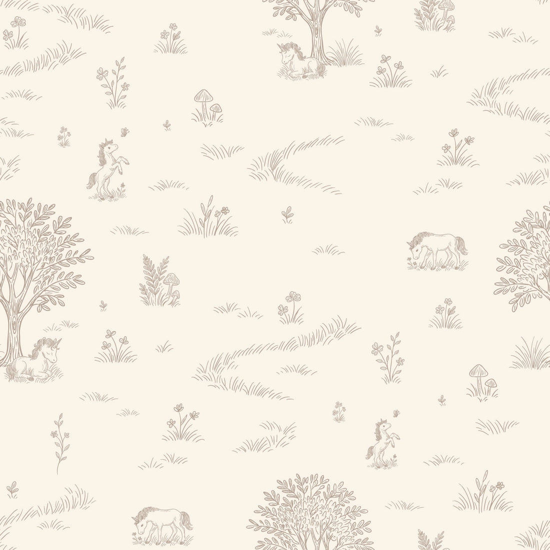 Locke Floral Removable Wallpaper by The Feral Flower