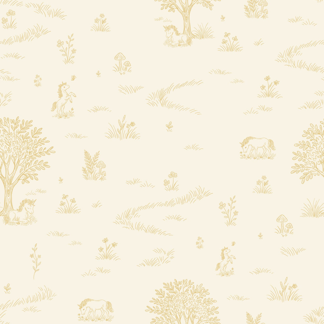 Locke Floral Removable Wallpaper by The Feral Flower