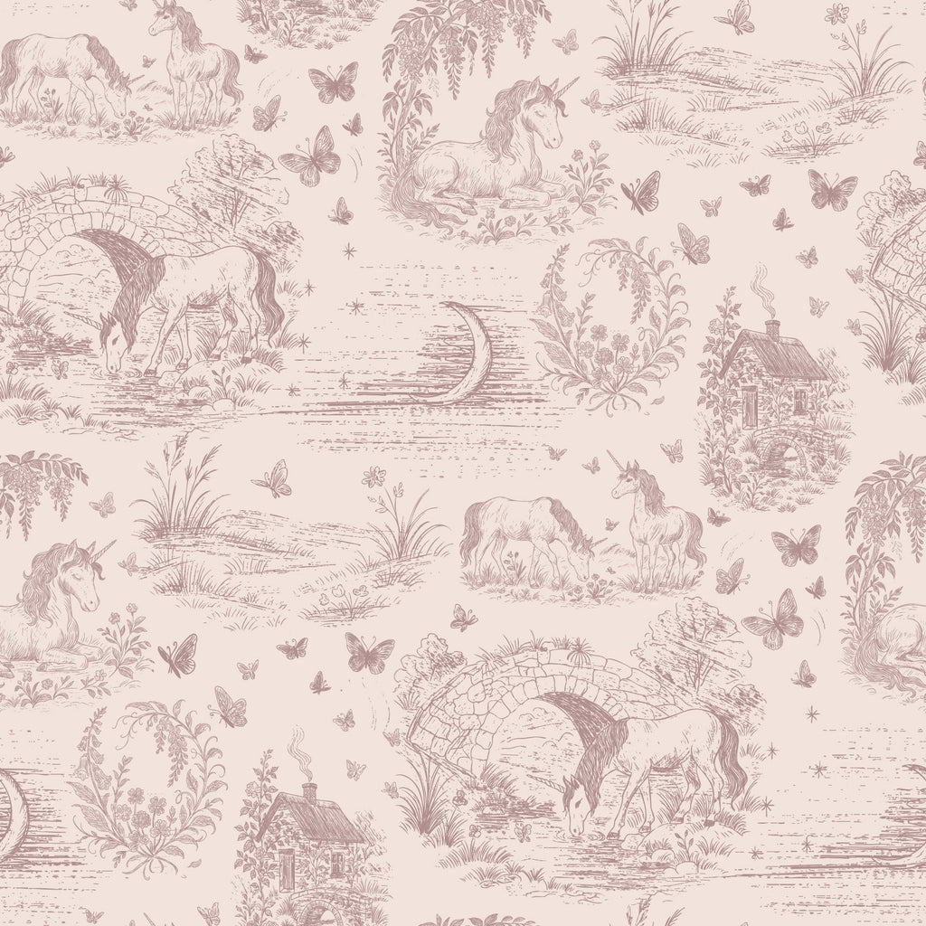 Locket Floral Removable Wallpaper by The Feral Flower