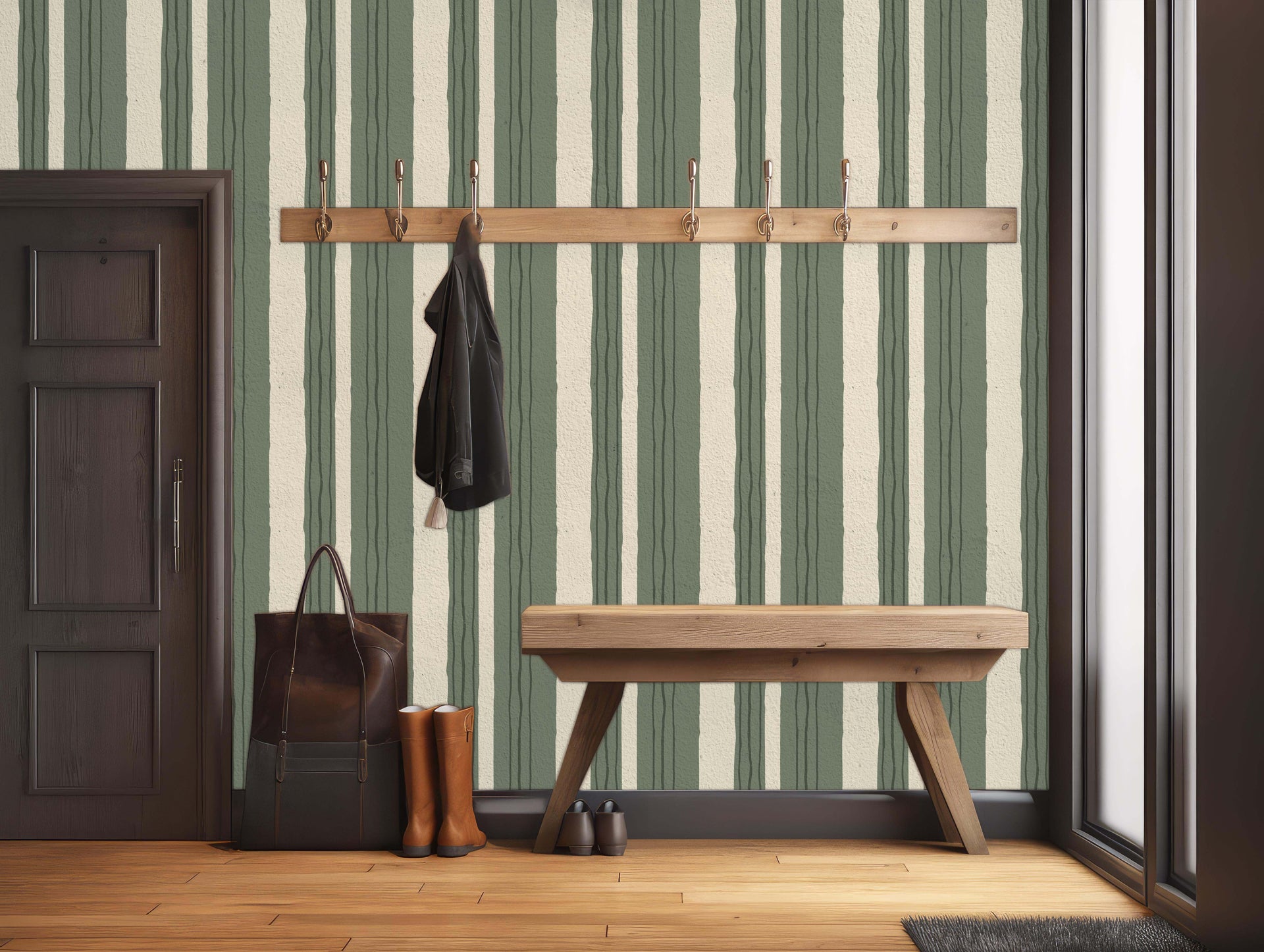 Lodge Wallpaper by Cassandra Zaniboni Removable Peel and Stick