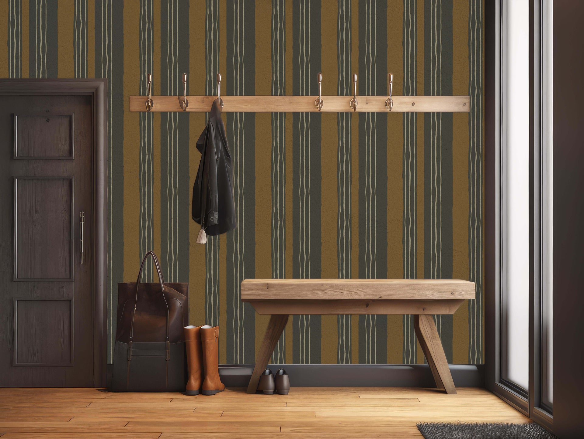 Lodge Wallpaper by Cassandra Zaniboni Removable Peel and Stick