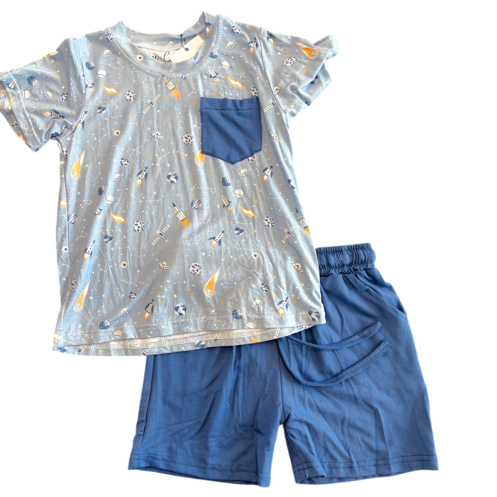 Logan Rockets Bamboo Youth T-Shirt & Shorts Set