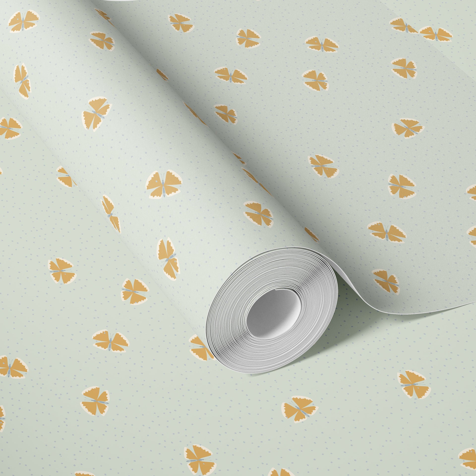 Lola Abstract Removable Wallpaper in Blue, Green, Pink, and Gold