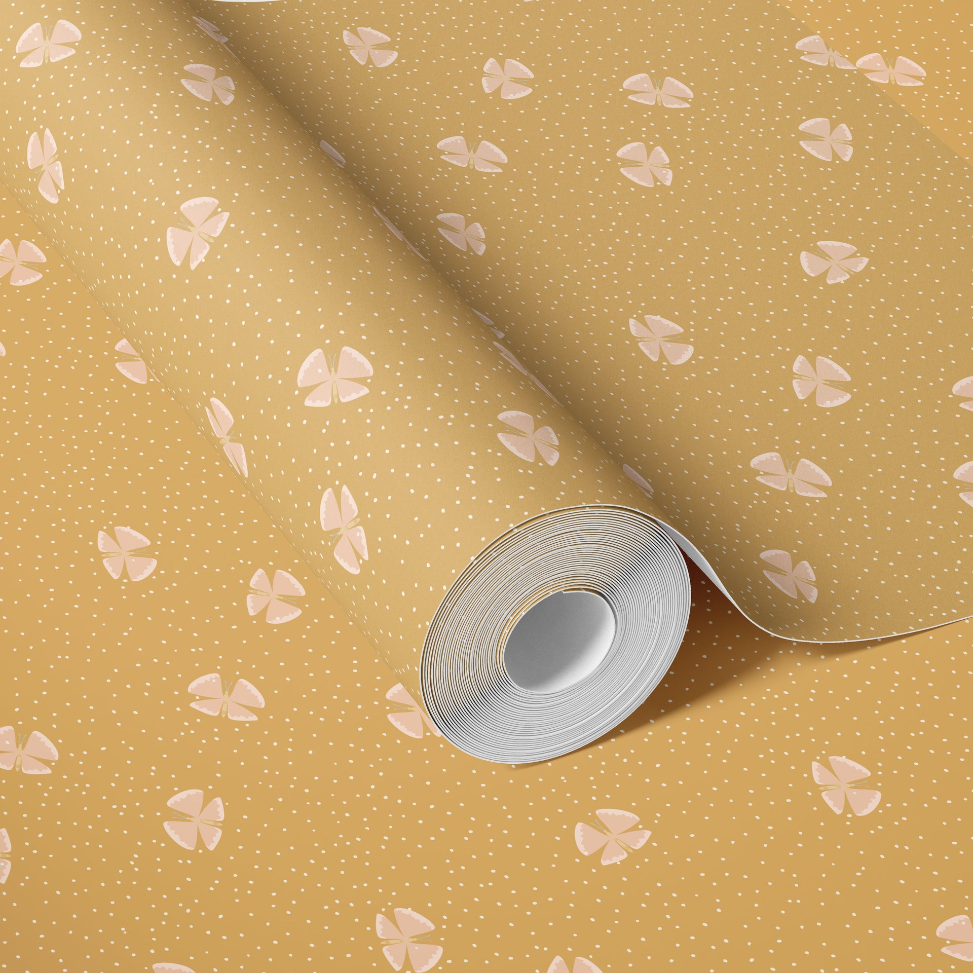 Lola Abstract Removable Wallpaper in Blue, Green, Pink, and Gold