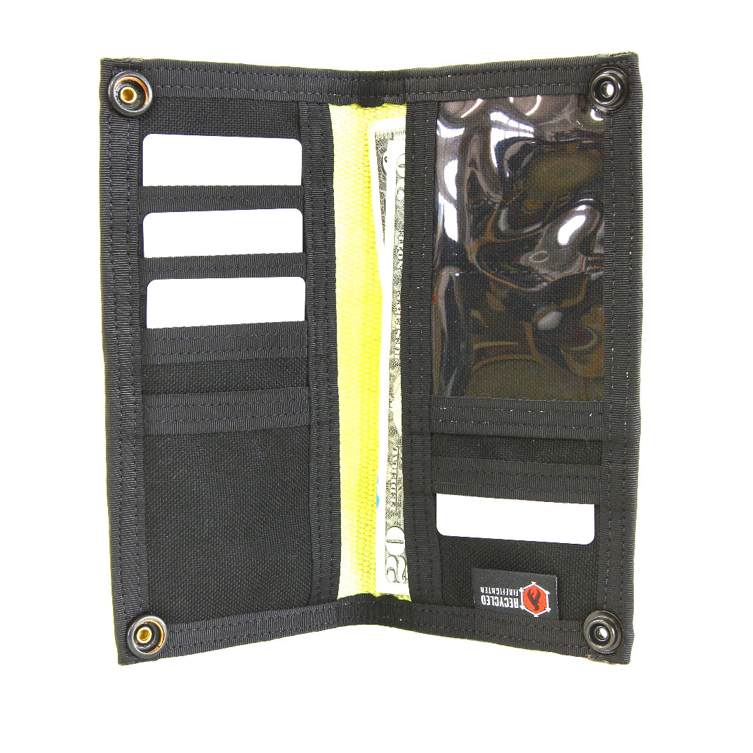 Long Snap Wallet: Slim Industrial Trucker Wallet for Men and Women