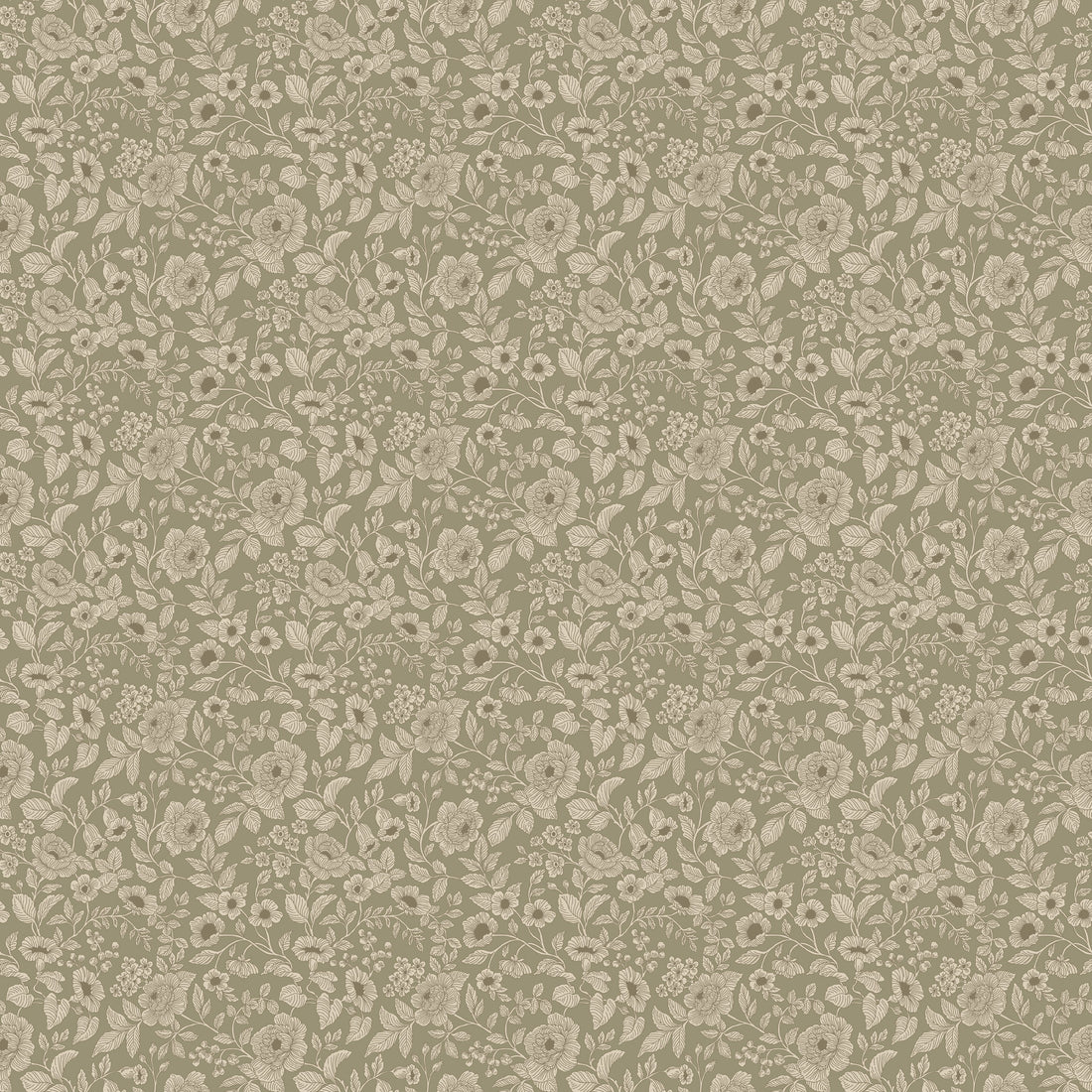 Lorraine Floral Peel and Stick Wallpaper by Daphne and Sage