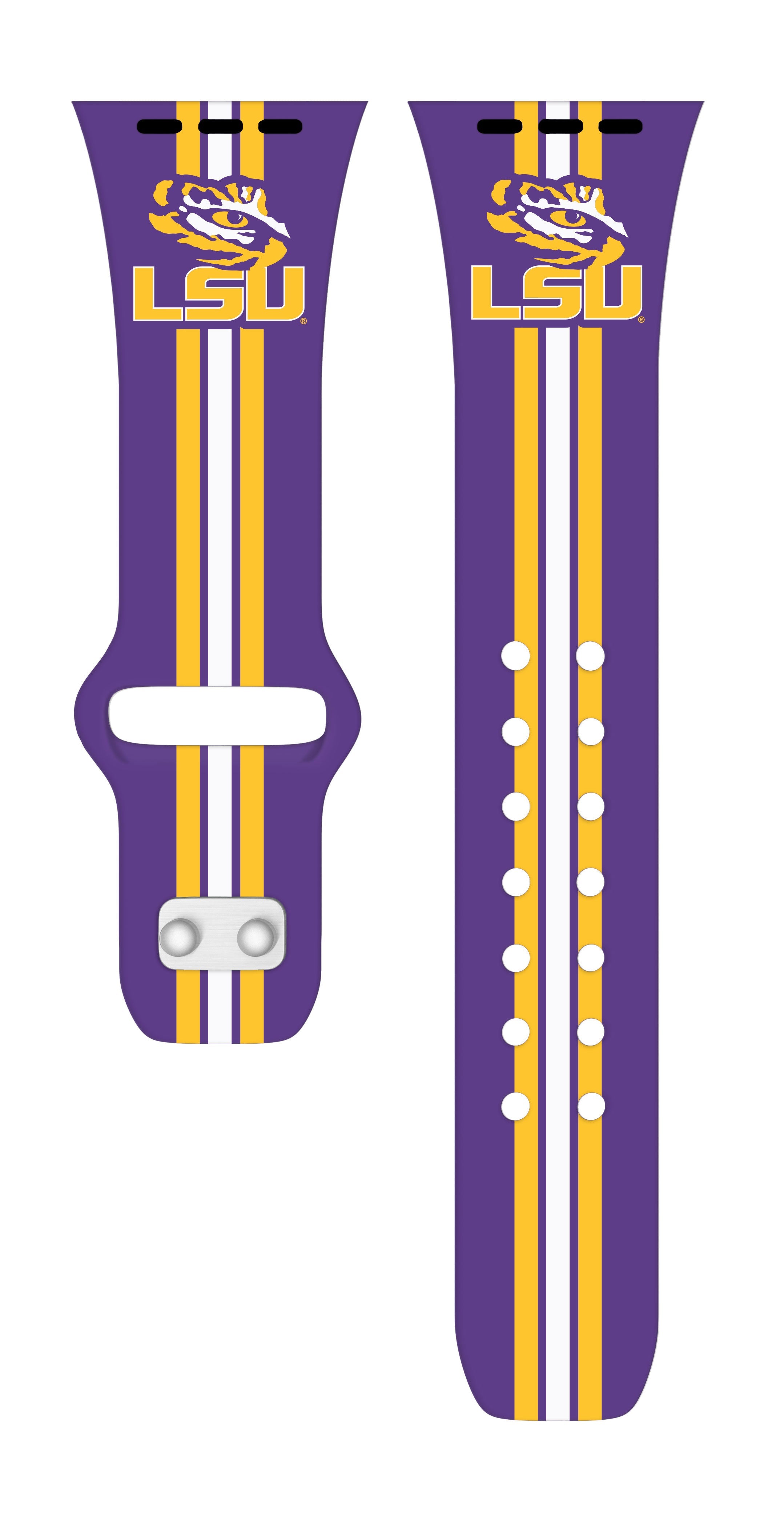 LSU Tigers HD Apple Watch Band