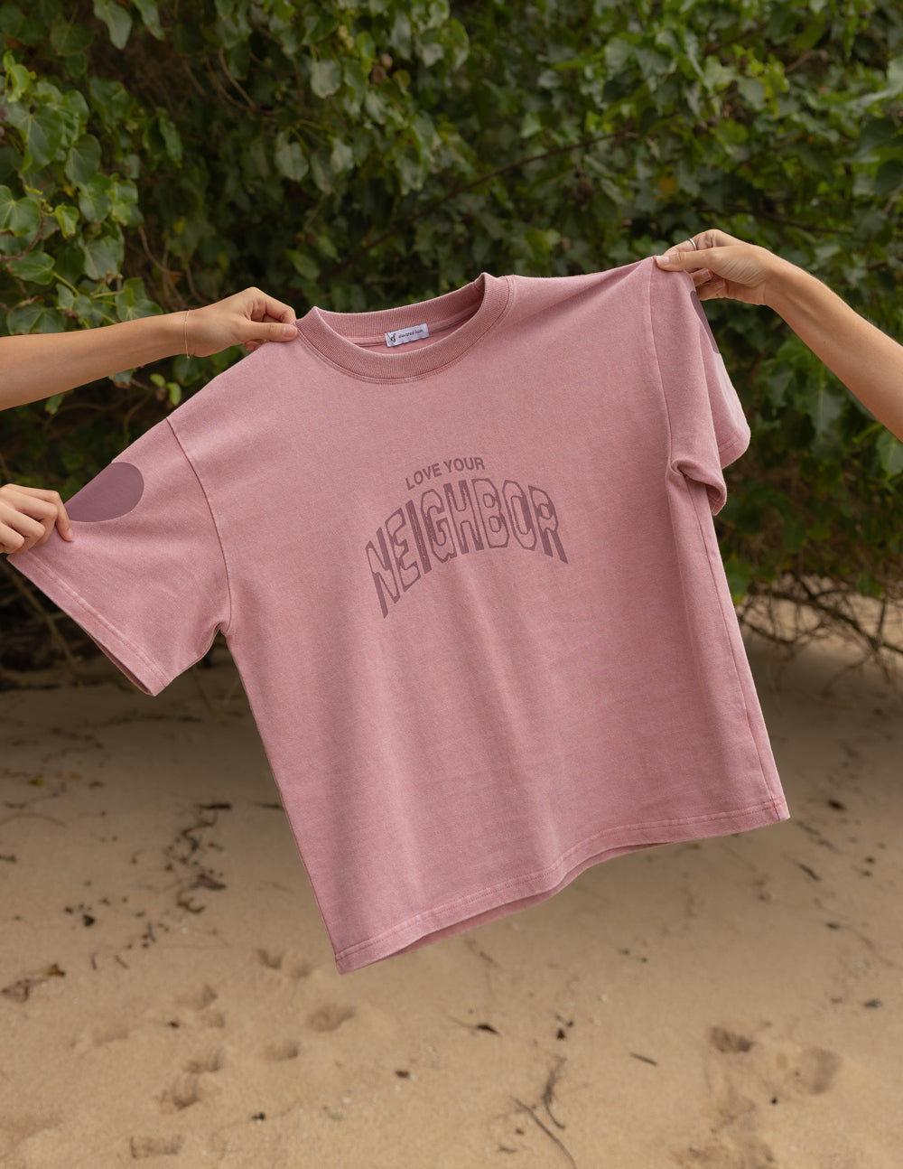 Love Your Neighbor Heavyweight Boxy Tee - Unisex Streetwear