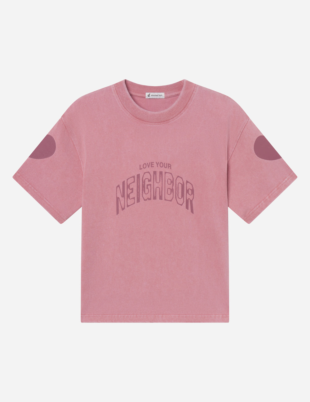 Love Your Neighbor Heavyweight Boxy Tee - Unisex Streetwear