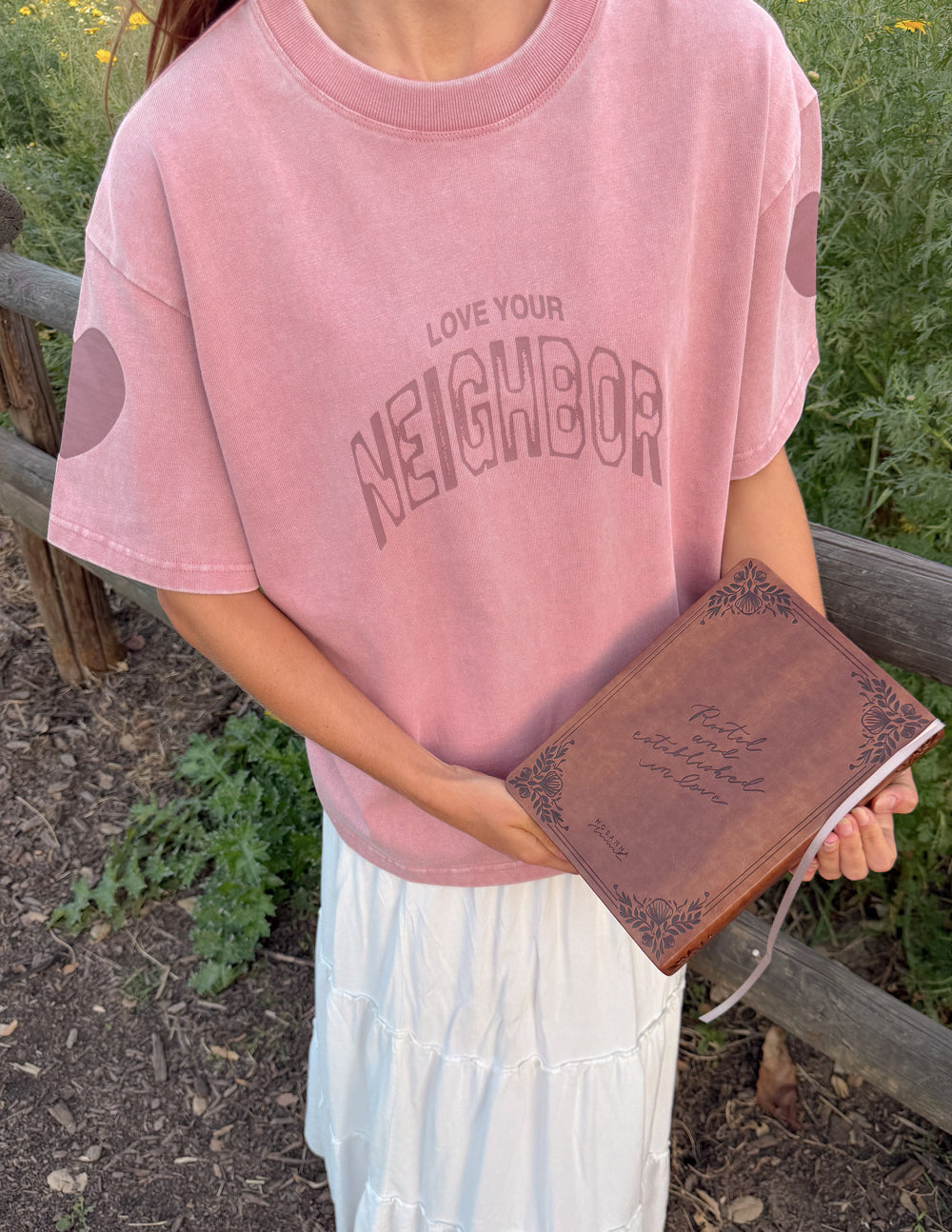 Love Your Neighbor Heavyweight Boxy Tee - Unisex Streetwear