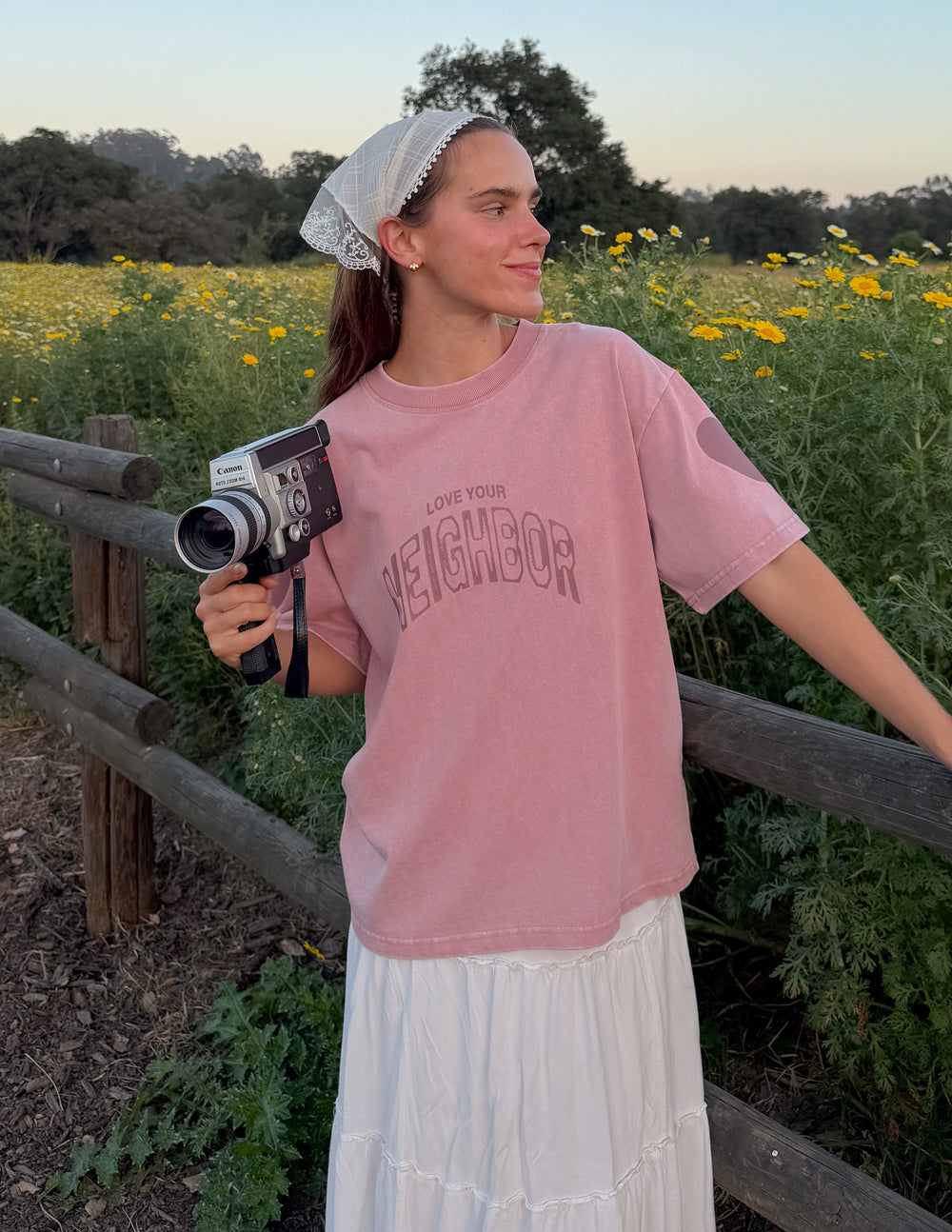 Love Your Neighbor Heavyweight Boxy Tee - Unisex Streetwear